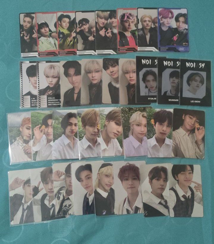 chewybaek's tweet photo. HELP RT 
💟interest check, want to drop my collection. some of them need to tie with other pc
💟dm me ur wishlist pc and budget 
(prior to those take more)
#pasarskz #pasarstraykids https://t.co/2ZbJ1sfFFO