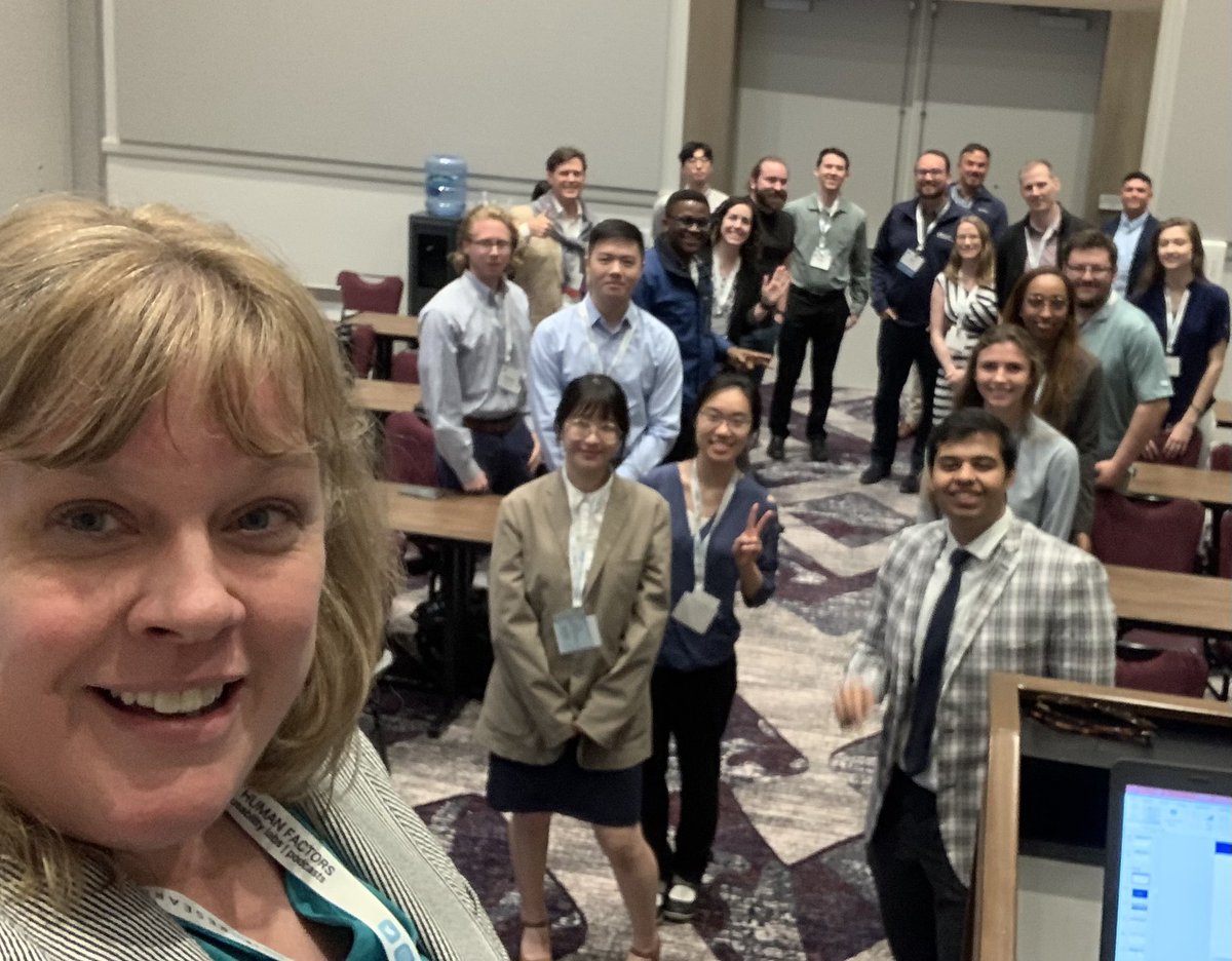 MedDeviceGal's tweet image. What a great day spent with these amazing students! Thanks everyone for your questions and being highly interactive. First ever pre-conference workshop for students at #HFESHCS done. Now on to the conference!