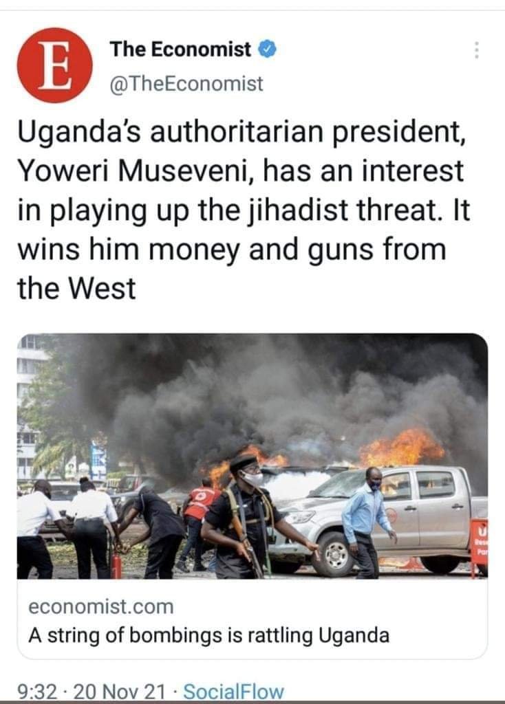@allimadi @KagutaMuseveni @IntlCrimCourt I really don't believe that those people can hold him accountable.  In East #africa we believe that Museveni n Kagame are agents of the western world in oppression and exploitation of the indigenous communities where they have higher interests, otherwise it wld hv bn done already 