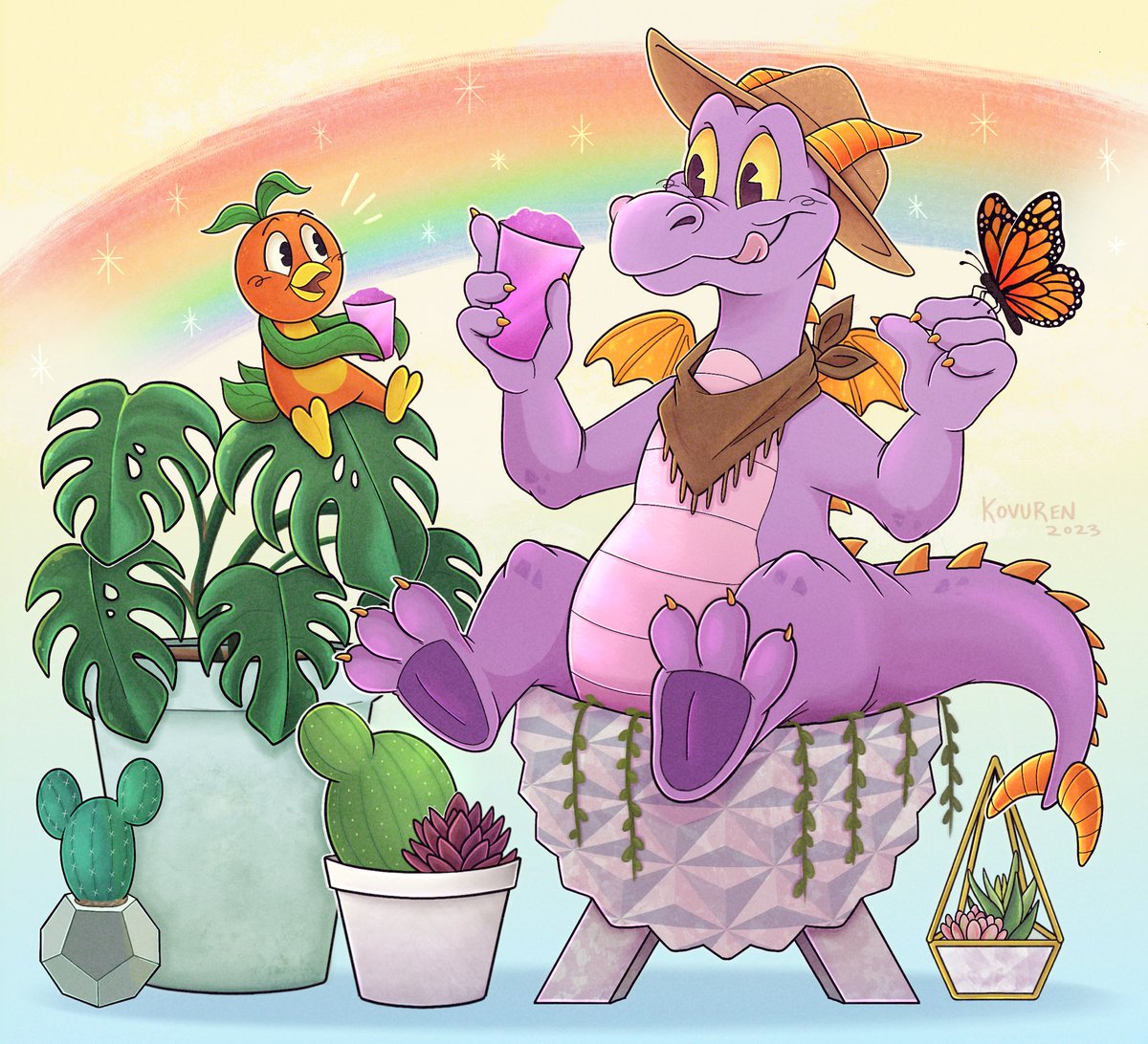 kovuren's tweet photo. oh how i wish i was at epcot right now having a violet lemonade 🍋🌸

#FreshEpcot #Figment #EpcotFlowerAndGardenFestival https://t.co/XZNOlJvjnh