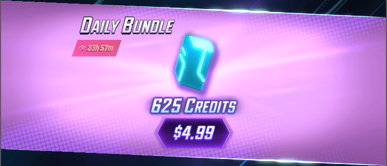 UntappedSNAP's tweet image. 🫰Starting today, #MarvelSnap will offer 5 Daily Bundles

💵These cash-only bundles cost between $5 and $10, depending if they include Collector Tokens. They are a better offer than just buying Gold from the shop but don't have as much value as other offers.

Are you buying any?