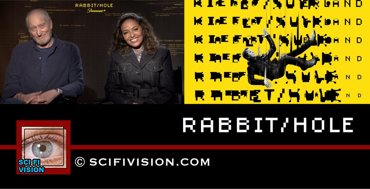 scifivision's tweet photo. Video Interview: Rabbit Hole's Charles Dance & Meta Golding on the Importance of Trust & More
https://t.co/8JTFrCB77y
#RabbitHole #RabbitHoleSeries #ParamountPlus @paramountplus #CharlesDance #MetaGolding @metagolding @TeamID https://t.co/eLFovBPv0i