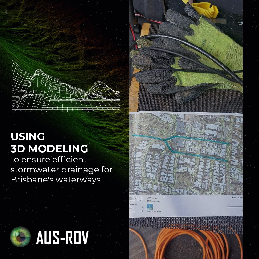 ausrov's tweet photo. Revolutionise stormwater 🌊 management with our 3D modeling services! Our innovative approach ensures efficient drainage for Brisbane's waterways, keeping our communities safe and secure. 

🌐https://t.co/5K9jHIe5hw

#ausrov #oilandgas #maritime #offshore #remotelyoperatedvehicle https://t.co/Gr3pYRSdbQ