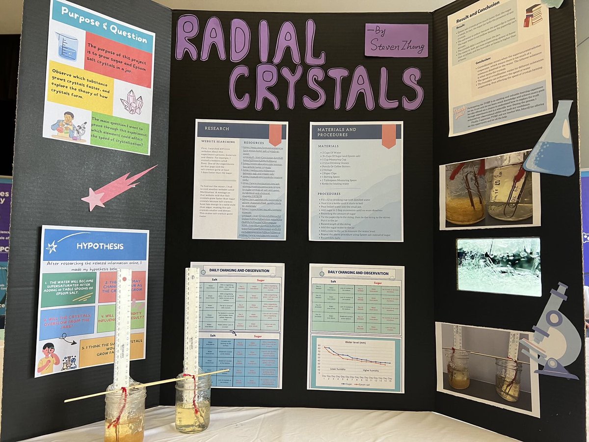 So exciting to see this Gr. 4 scientist from <a href="/SACTVDSB/">Sir Arthur Currie PS</a> present his inquiry project on crystals this weekend at the Thames Valley Science &amp; Engineering fair! <a href="/TVSEF/">Youth Science London</a>