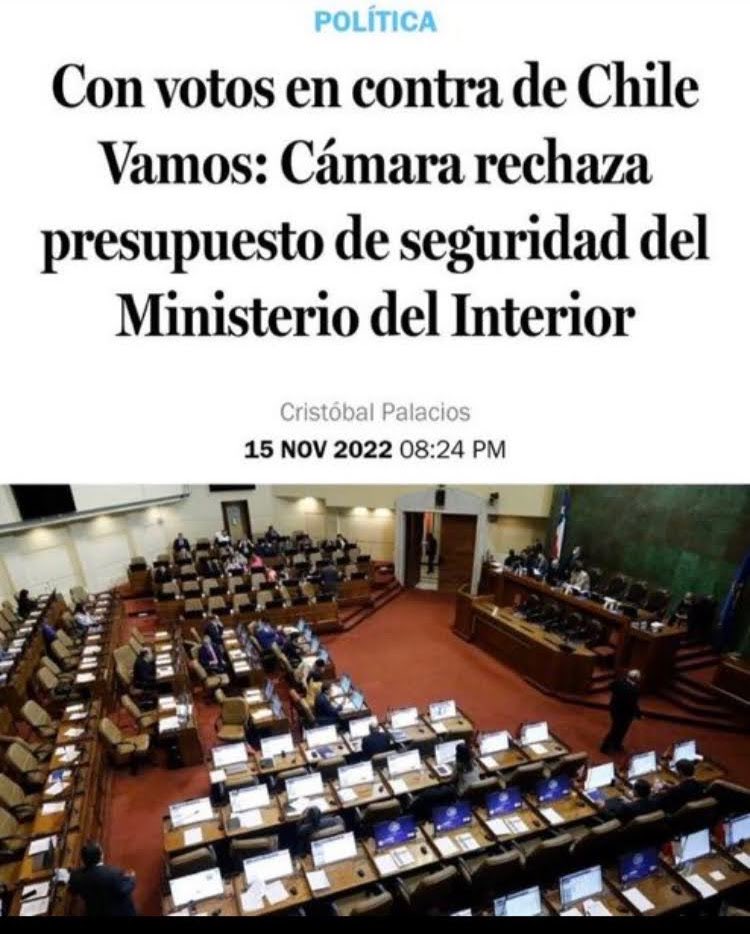 Buen recordatorio para la derecha que ahora rasga vestiduras con la muerte de la carabinera Rita Olivares.