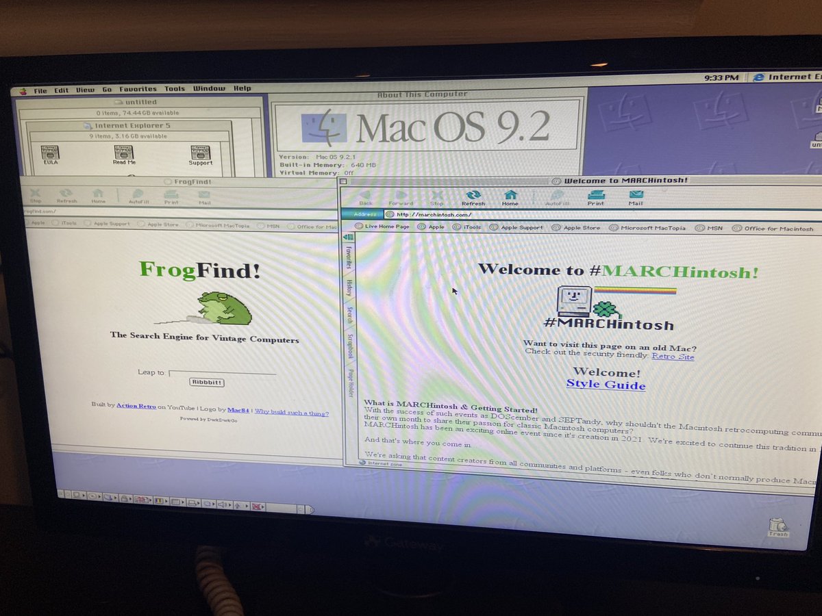 RetroTechorDie's tweet photo. Welcome to the World Wide Web Power Macintosh G3! #MARCHintosh #apple #frogfind https://t.co/OL5oWjLvsN