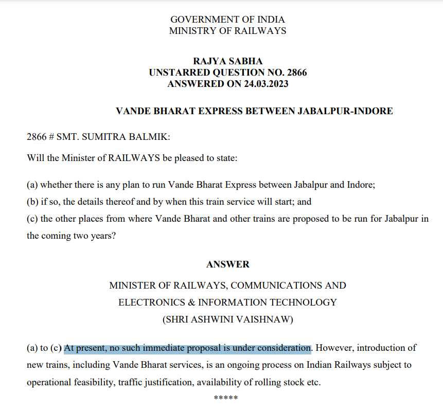MarbleRockss's tweet image. Claim vs reality. Jabalpur desperately needs better leaders.
@AshwiniVaishnaw @narendramodi 
#VoteWisely #VandeBharat #Jabalpur
