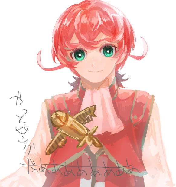 ミハエル・アークライト描き狂ってた頃の記憶が蘇ってきた 