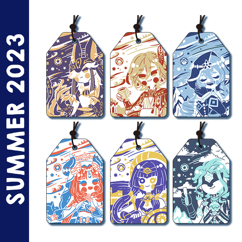 ✨✨Summer Charms are in the works! ✨✨
Finally finishing the collection off with Cyno, Kaveh, Layla, Nilou, Candace and a surprise Dottore! 