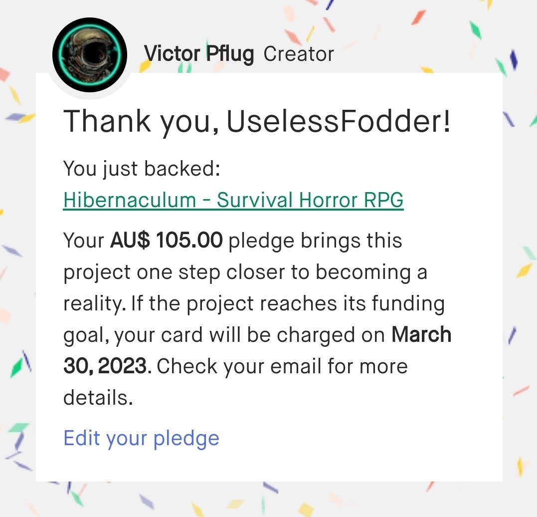 UselessFodder's tweet image. Can&apos;t believe it took this long, but I FINALLY got my #hibernaculum Kickstarter order in

There&apos;s only 3 more days, so don&apos;t miss you chances on this awesome looking game