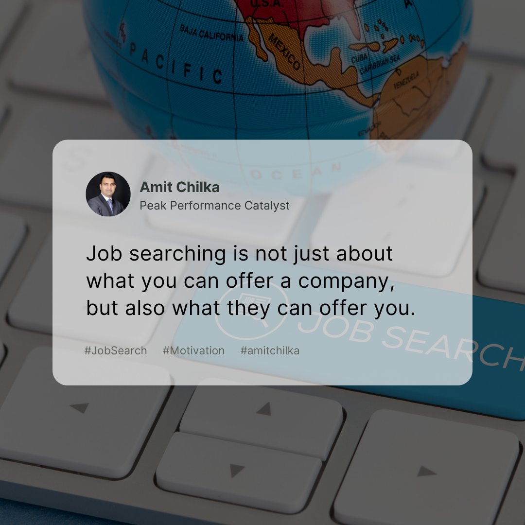avchilka's tweet photo. I've seen job seekers make the mistake of only focusing on how to impress the employer, &amp; forgetting to consider whether the company is a good fit. 

A job is a two-way street, &amp; it should be a mutually beneficial partnership.

Agree? 

#JobSearchTips #CareerAdvice #CareerSuccess https://t.co/iGH2bcBjYu