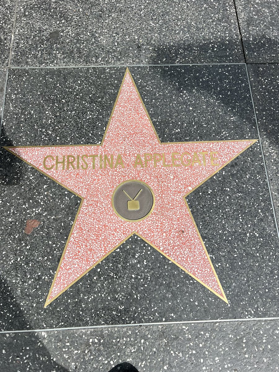 Much #respect for the highly talented <a href="/1capplegate/">christina applegate</a> !! My mission while in #Hollywood was to find her star! #honor #actress #walkoffame #California