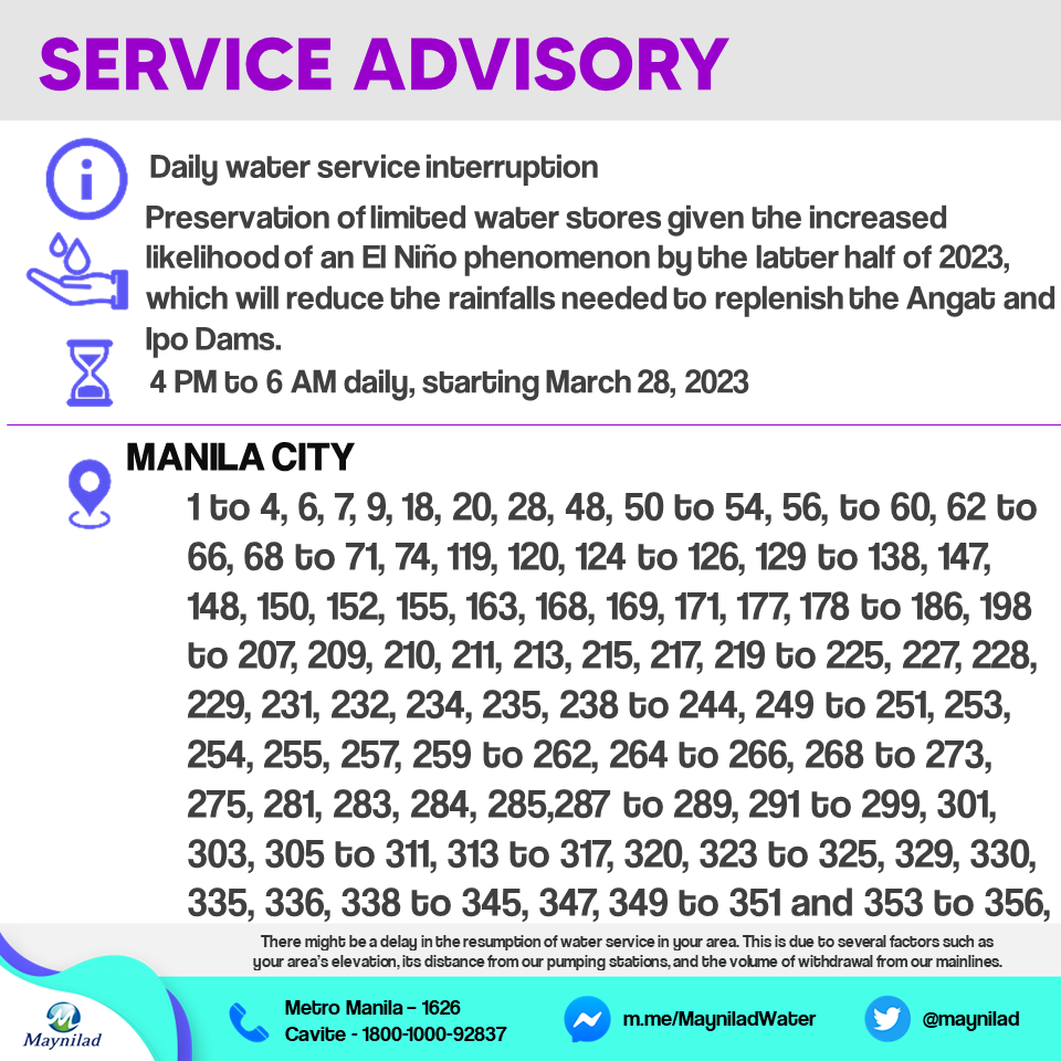Maynilad Water Services, Inc. tweet media