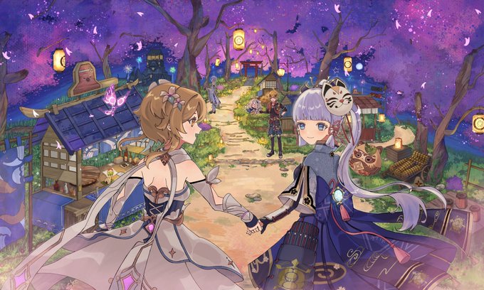 #神里綾華イラストコンテスト#原神お祭り 