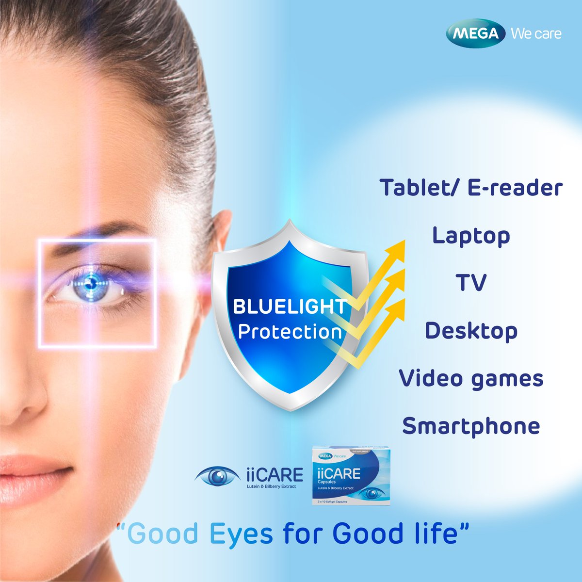 The eye is a very Vital organ in our body &amp; it is also neglected from care. The blue light emitting devices are an inseparable part of everyone's life &amp; IICare provides the protection that is needed. 

know more about IIcare:megawecare.com/eye-care/ii-ca…

 #EyeHealth #IICare #Eyecare