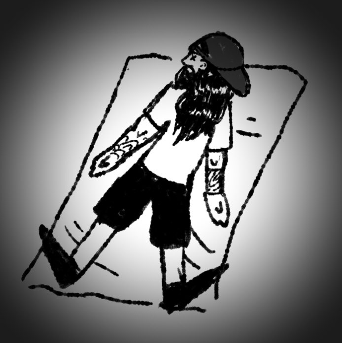 GoofiestGuy's tweet photo. Fanart I drew of moist critical dying in a glue trap (per request my pal ofc) https://t.co/zA9lPKzkBC