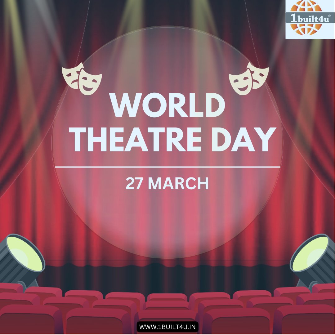 'Let's celebrate the magic of theatre and the power of storytelling on this World Theatre Day!'

#1built4u
#theatre
#WorldTheatreDay 
#TheatreMagic #PowerOfStorytelling #TheatreCommunity 
#StageLights 
#Drama #Acting 
#PerformingArts