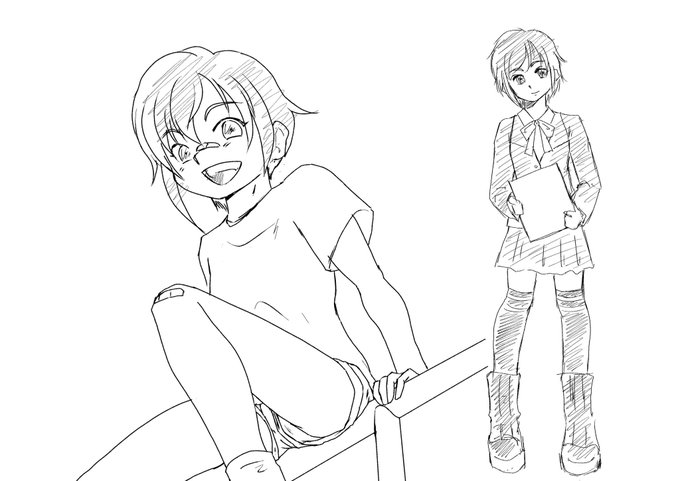 普段活発な子の卒服姿ってそそるよね
ってだけのラクガキです 