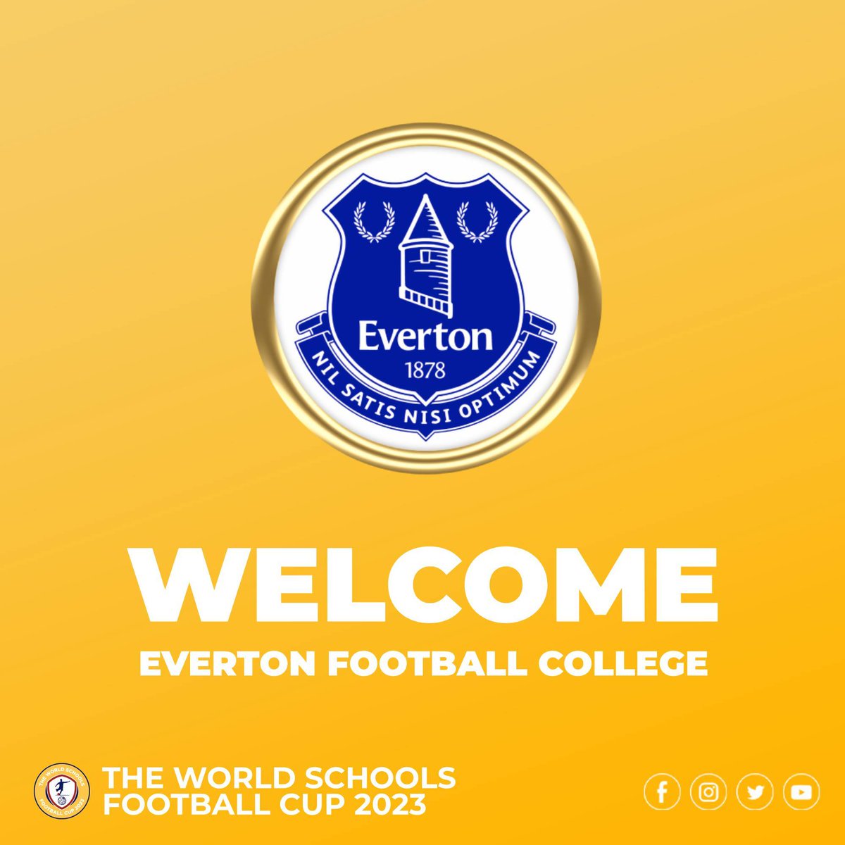 WSGEvents's tweet photo. #𝗪𝗦𝗚𝗙𝗢𝗢𝗧𝗕𝗔𝗟𝗟 ⚽ 

We would like to welcome the latest schools which will participate in The World Schools Football Cup 2023...

@EvertonCollege 🏴󠁧󠁢󠁥󠁮󠁧󠁿

@MICibiza 🇪🇸 

@acs_bg 🇧🇬 

@Sia_sharjah 🇦🇪 

➡️ Limited places are still available. Learn more: https://t.co/pgbrRrHJmk https://t.co/NB65GKFaoB