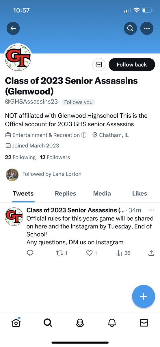 Just so everybody knows, this is not the official assassins account lmao… DO NOT FOLLOW #knockoff