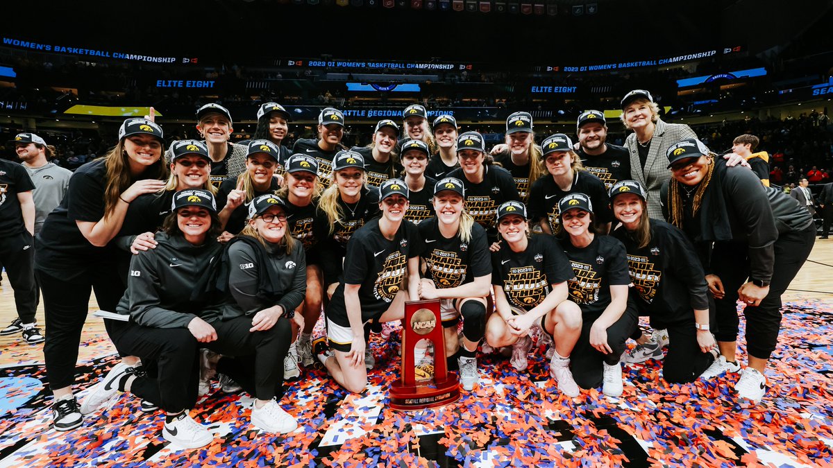 IowaWBB's tweet photo. On a Mission 🏆

#Hawkeyes x #MarchMadness https://t.co/Nx5zmC97V1