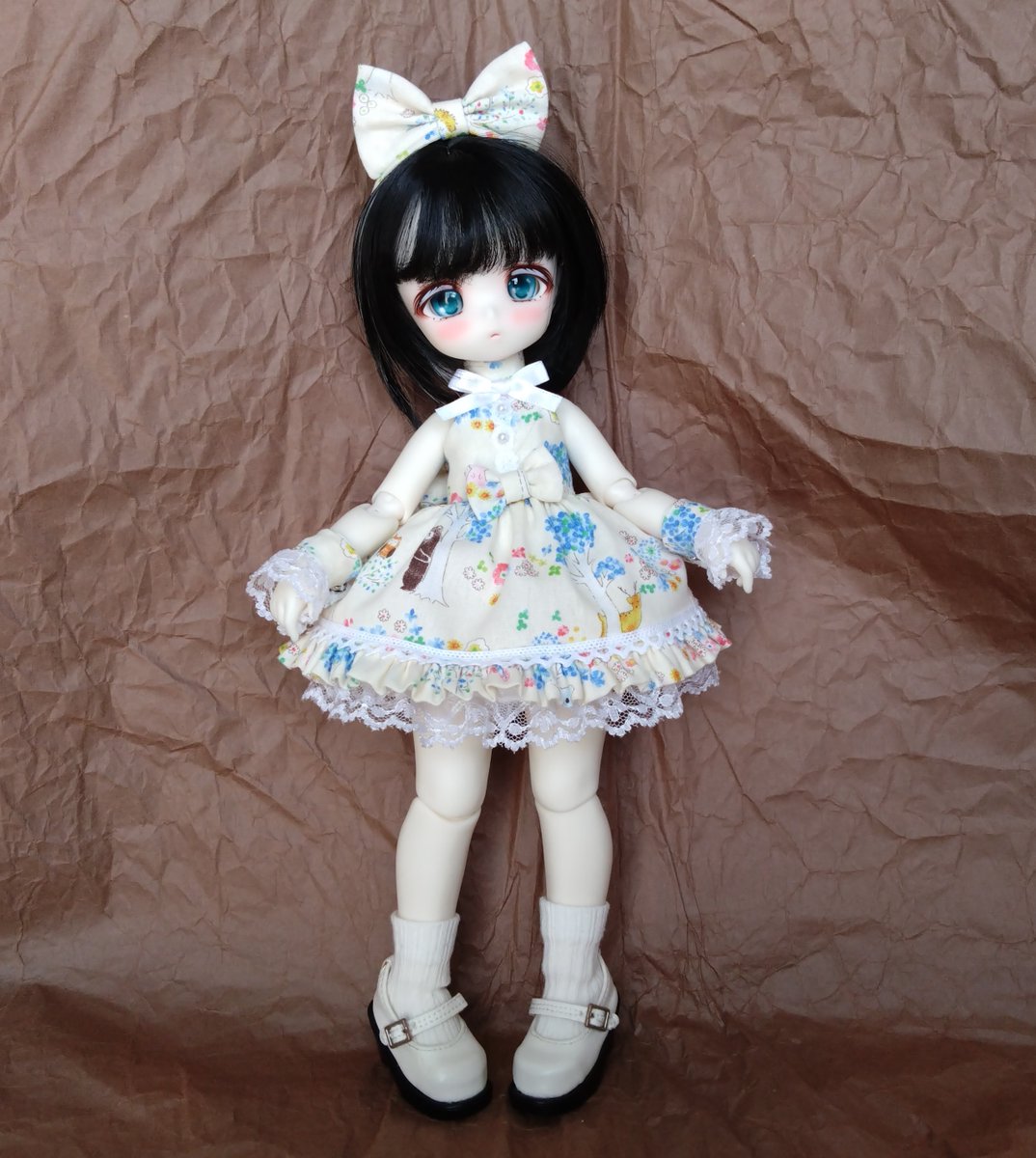 糸子 on Twitter: "TinyFoxのデビーちゃんの服がなんとか完成。いつものお迎え服です。アイはコホリンドリュー