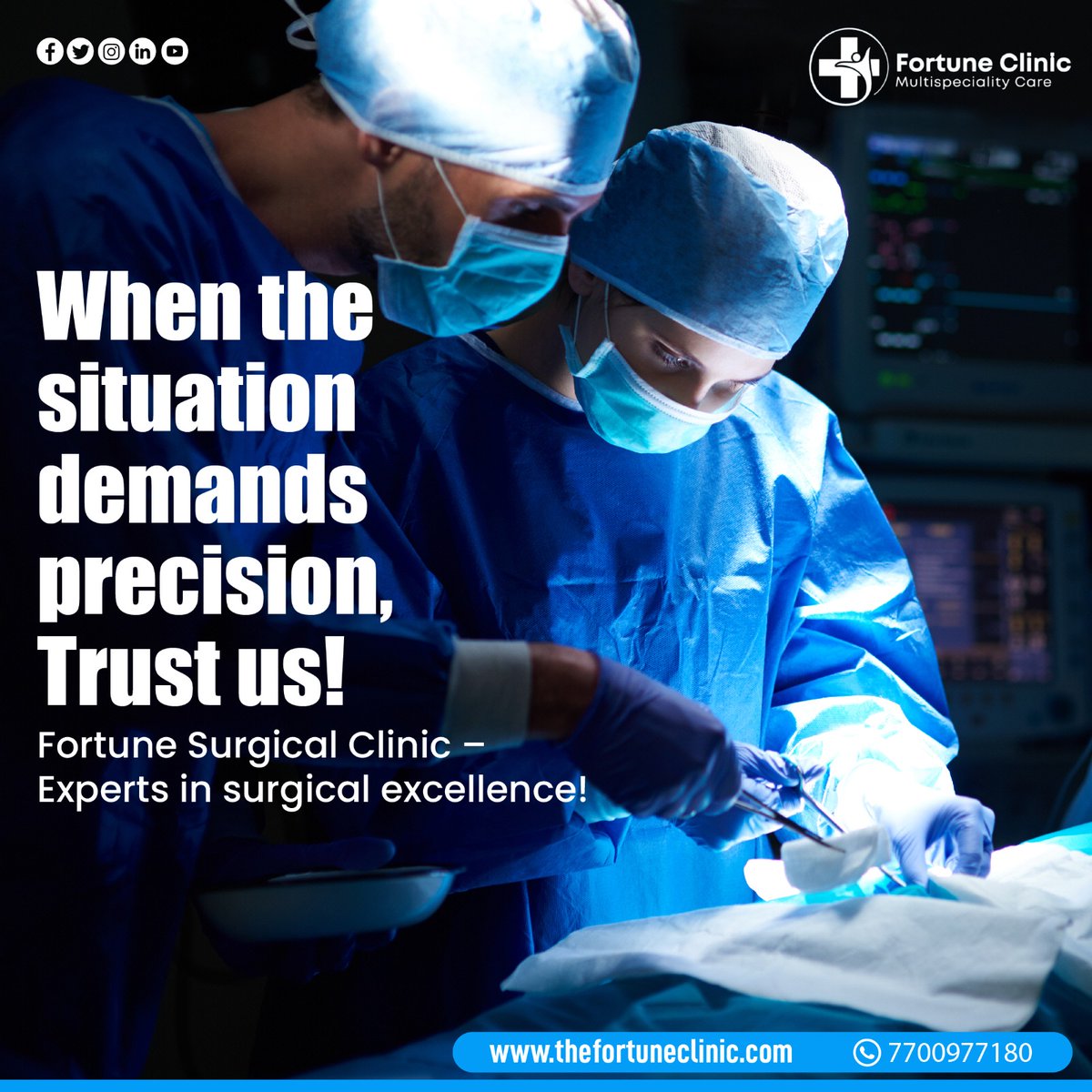 ClinicFortune's tweet photo. Fortune Clinic is a multispeciality clinic in Chembur founded by Dr. Sunny Agarwal. He is one of the best surgeons in Mumbai with excellent skills in Laparoscopy and LASER procedures and has an experience of more than 13 years. 
#ThinkSurgeryThinkFortune #fortuneclinic #hospital https://t.co/ASOTDlPKMX