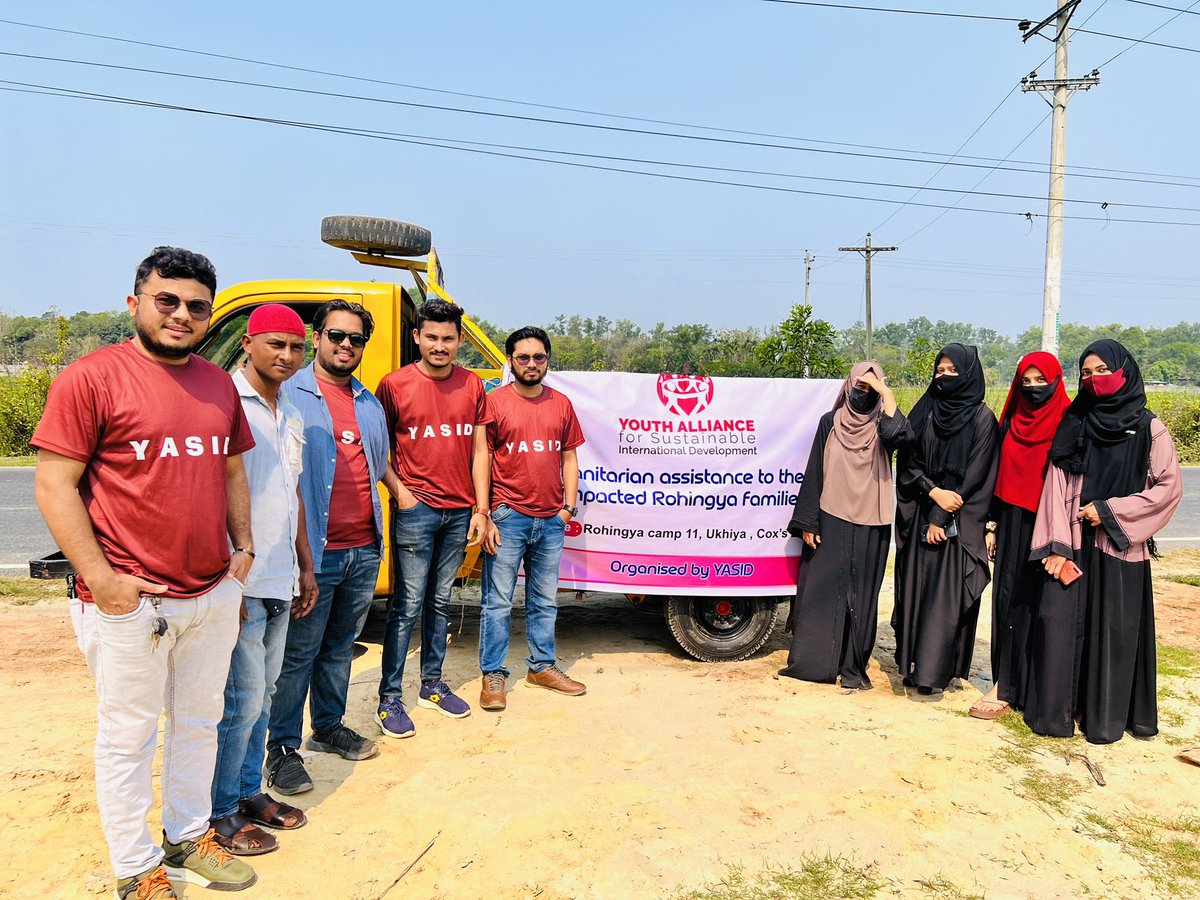 HamidKysar's tweet photo. Heading to Rohingya camp with my team , we will distribute cloths and daily necessity supplies to the fire impacted Rohingya families.
#YASID #Rohingya https://t.co/mXCKGKbjWB