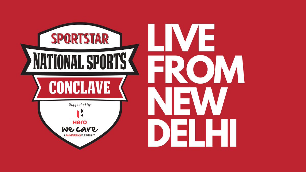 sportstarweb's tweet photo. ⏳ LIVE in 30 minutes ⏳

The first-ever Sportstar National Sports Conclave is all set to get underway in New Delhi. Follow latest updates on Sportstar's handles all day today. 

Information on panels and speakers: https://t.co/TUJbJ9uyWf

#SportstarConclave | #IndianSports https://t.co/ExvZP1obWQ