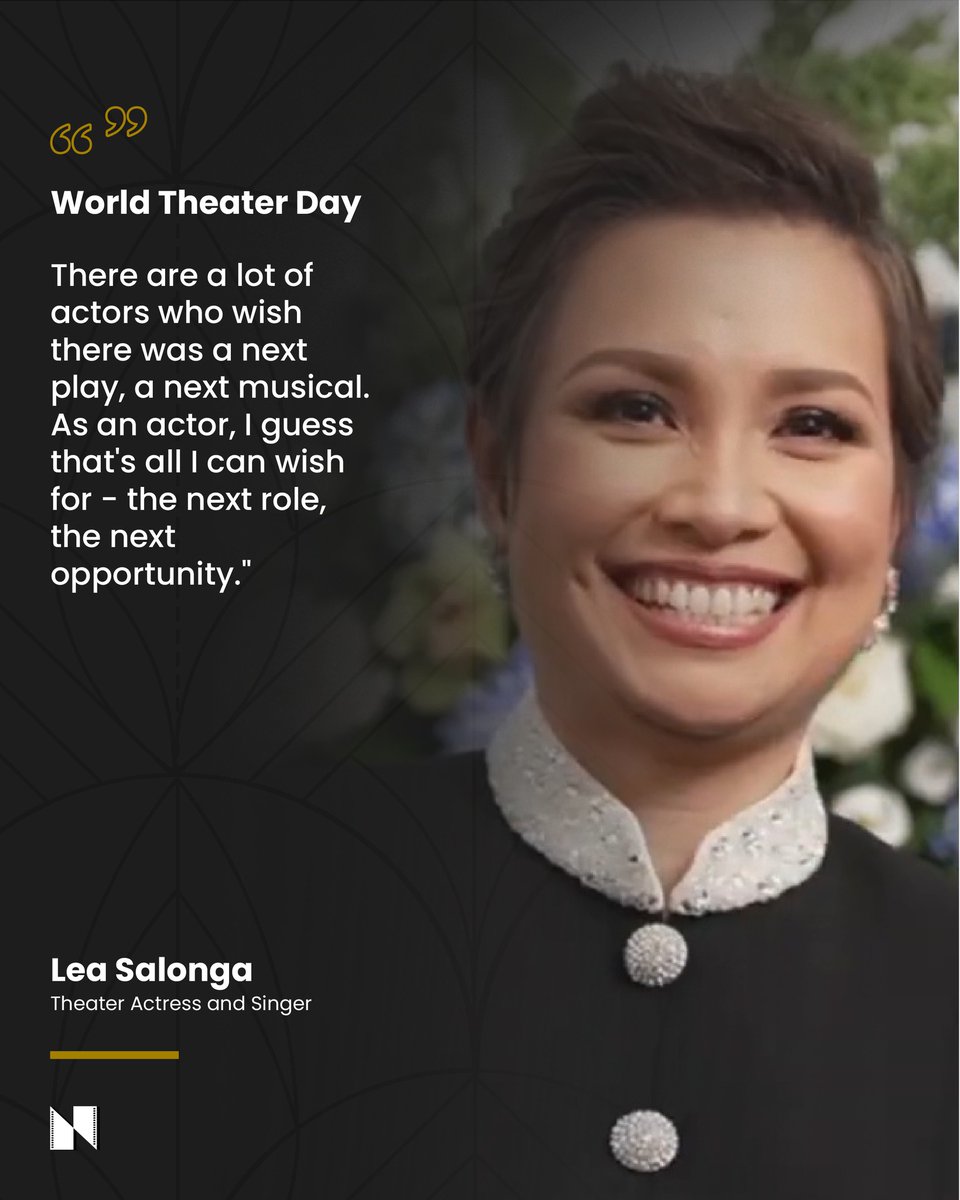 noyflix's tweet photo. We stan Queen Lea! Slaying in music and theater since 10 years old! Multi-award winner pa! 🏆⭐

Tony Award-winning theatre icon Lea Salonga is set to join the cast of the controversial musical Here Lies Love on Broadway this July.

#Noyflix #PinoyTalent #WorldTheaterDay https://t.co/F9RvTYNVRq
