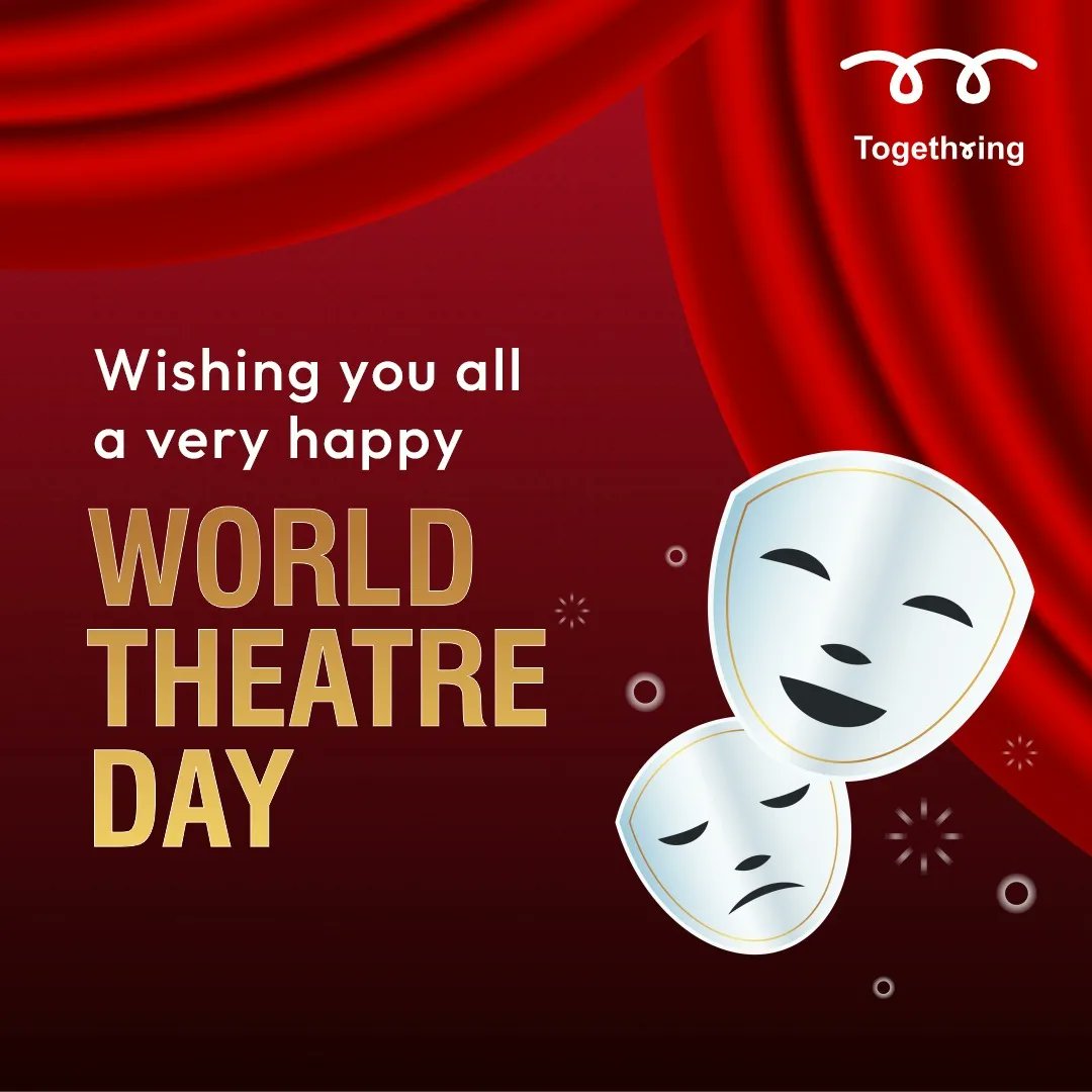 togethring's tweet photo. On World Theatre Day today, we celebrate art and artists around the world and their amazing contributions that continue to enrich our lives. Enjoy it Togeth૪ with your friends and fam.
Download the app now.
#cowatch #worldtheatreday #theatre #togetherwecan #togethringapp https://t.co/Z5QmJuOZxn