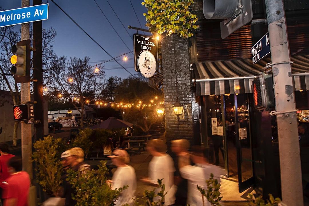 melroseaction's tweet photo. CLOSING:: The Melrose Arts District (@MelroseArtsDist) is losing one its favorites.  The Village Idiot at Melrose X Martel Av’s announced on its Instagram page yesterday it’s officially closing its doors Sunday April 2nd (insta: @villageidiotla) @eaterla  Serving since 2007, the pub tavern was a known gathering spot for many fans of soccer and other major sporting events. Definitely sad hearing this.