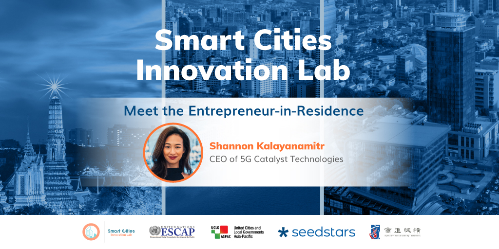 Seedstars's tweet photo. 🚨 FREE workshop by smart city expert @ShannonKalaya, CEO of 5G Catalyst Technologies! Apply now to Smart Cities Innovation Lab #SCIL to get free access to smart city workshops and roll out your pilot in Chiangmai, Sihanoukville, &amp; Surabaya.
📌Form: https://t.co/rn1Ys3NKgT https://t.co/PFvKK5hRiz