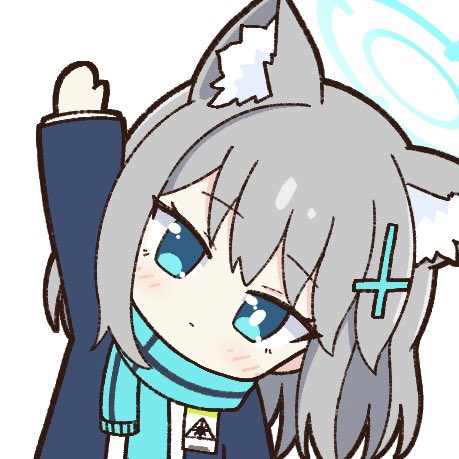 砂狼シロコ(ブルアカ) 「」|アキレスのイラスト