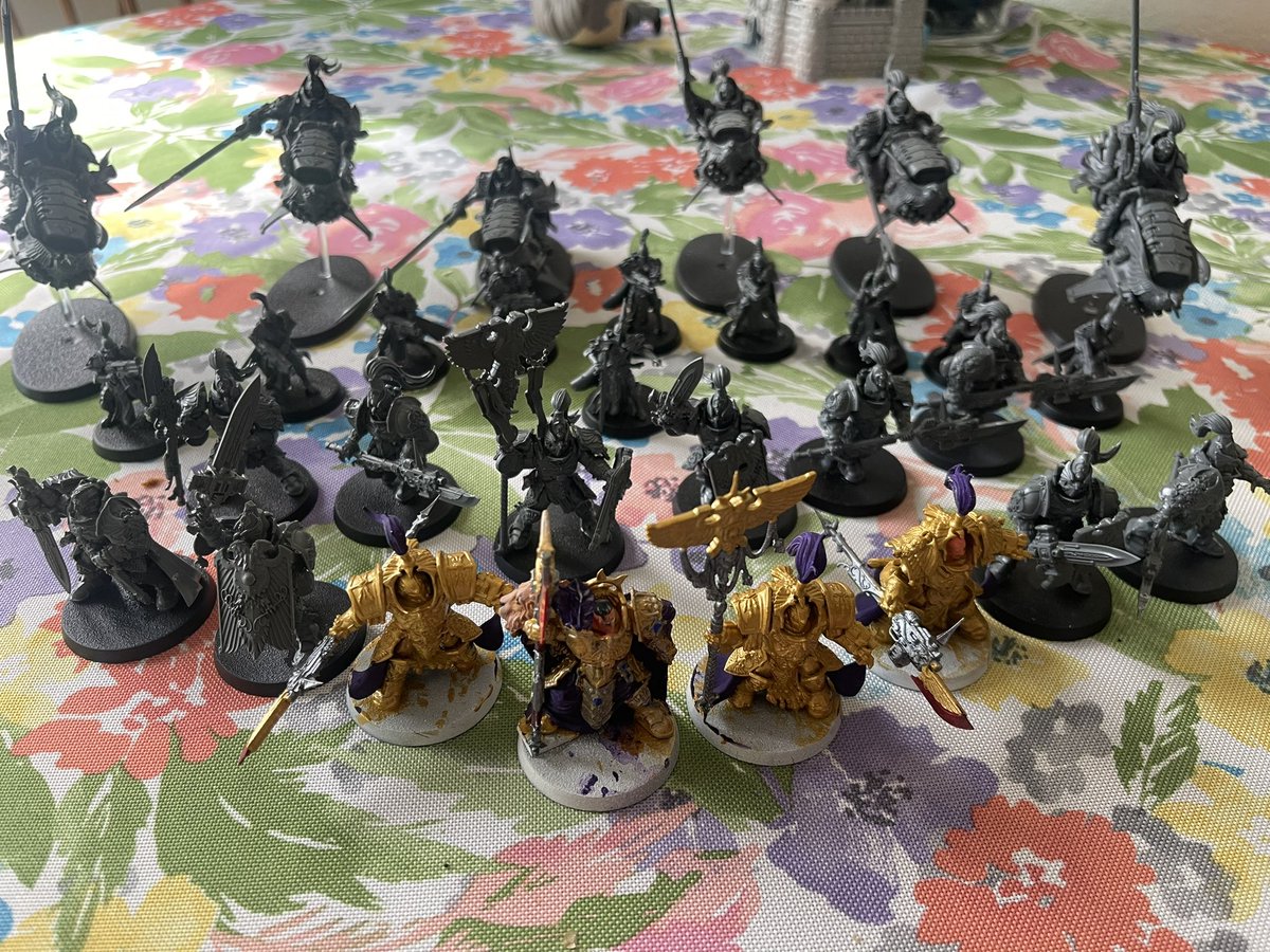 Built 95 percent of an army! Now time to pull out the paints!