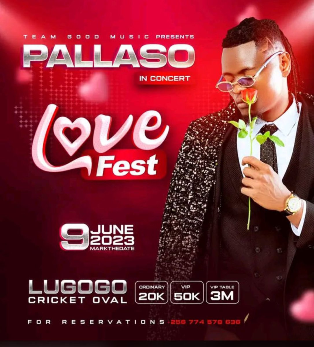 9thjune #PallasoLoveFestLugogo stay ready it’s gonna be 🔥