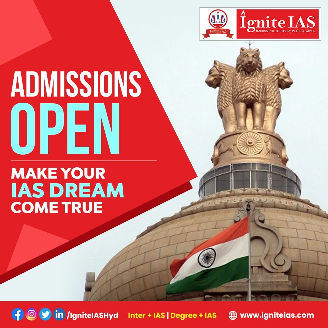 Light the fire within and achieve your dreams with Ignite IAS - Enroll now to Ignite IAS your journey towards success! 

Call us at : 7997992479/80/81

#igniteIAS #IASpreparation #iascoaching #iasadmissions