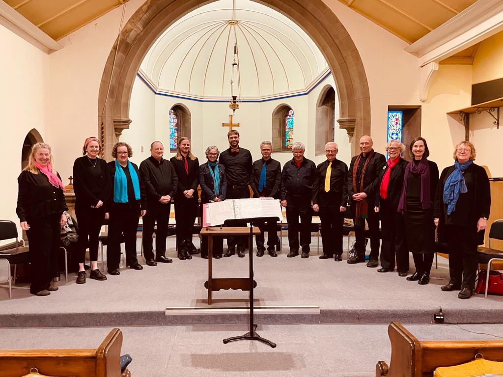 We really enjoyed our 2 West Yorks evensongs today, we loved learning and singing the <a href="/matt_coleridge/">Matthew Coleridge</a> Magnificat and Nunc Dimittis - an exhilarating sing, highly recommended and went down a treat!