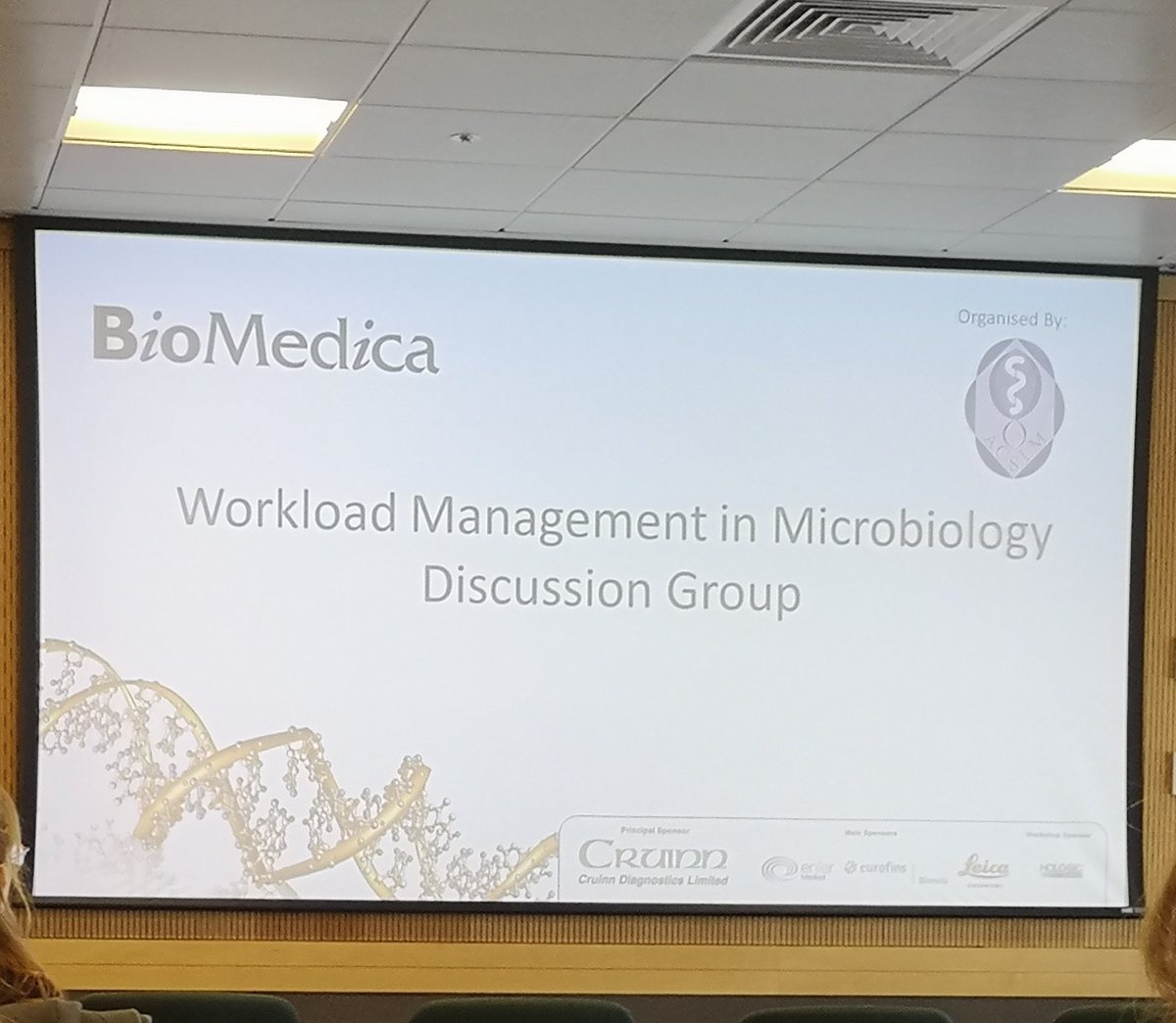 First of the Microbiology sessions underway #biomedica2023 #MedicalScientists