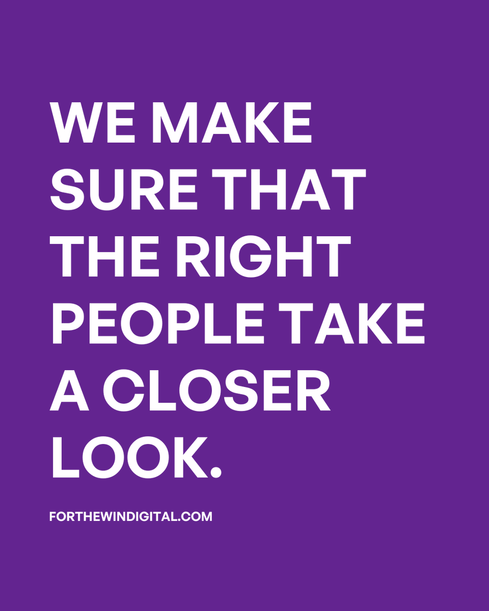 ForTheWinDigi's tweet photo. Our approach makes sure that the right people take a closer look at your offering by bringing the right combination of channel expertise, creative know-how, and empathy to your target audiences. #marketing https://t.co/ZxigS482zF
