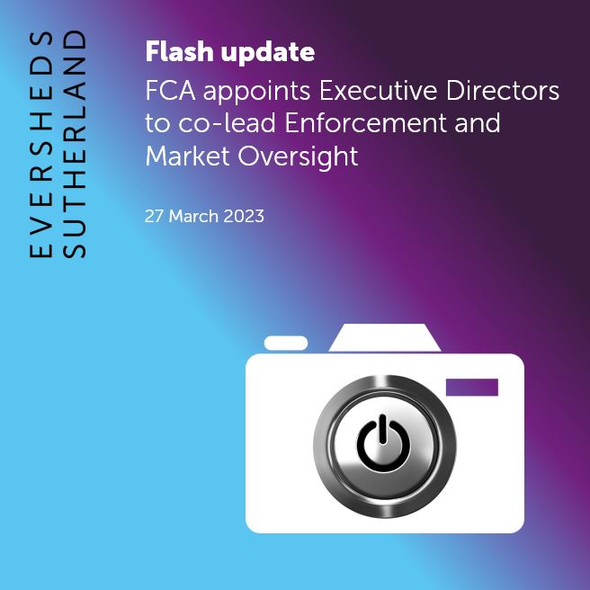 ESfinanciallaw's tweet image. In our latest #FlashUpdate we discuss the FCA announcement appointing Therese Chambers and Steve Smart as joint Executive Directors of Enforcement and Market Oversight.