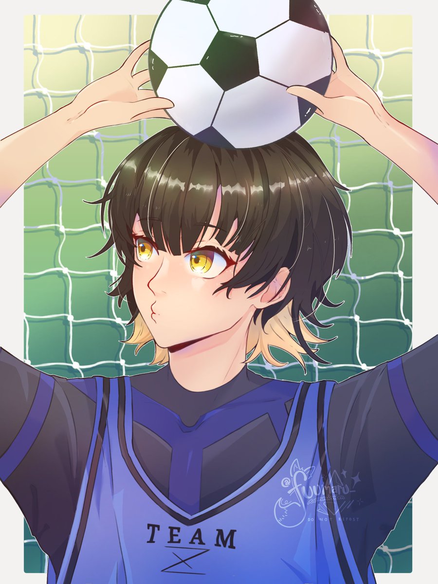 fuumaru_'s tweet photo. thank you so much @/suminkecil for the commission ✨️💕 

#Commission #commissionart #bluelock #bachira #artidn https://t.co/QTEGVxLIsQ
