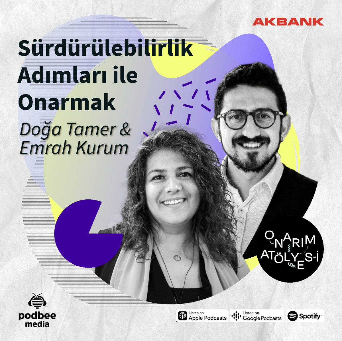 surd_adimlari's tweet photo. Onarıcı sistemler yaratmak ve dönüşümü kolaylaştırmak için süreçler tasarlayan @onarimatolyesi'nin podcast yayınına konuk olduk. https://t.co/SYCEVKW8DT