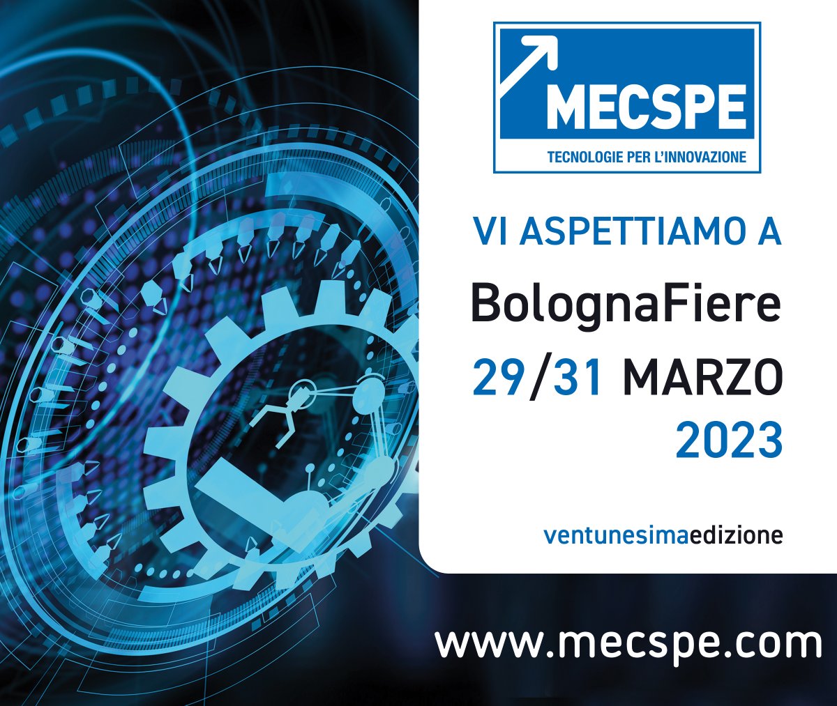 MICROingranaggi's tweet photo. @MECSPE 2023! 

Venite a trovarci a BolognaFiere il 29-30-31 Marzo al padiglione 30 "POWER DRIVE", stand D70. 

#MECSPE #Fiera #MICROingranaggi https://t.co/7JjN3RHqm0