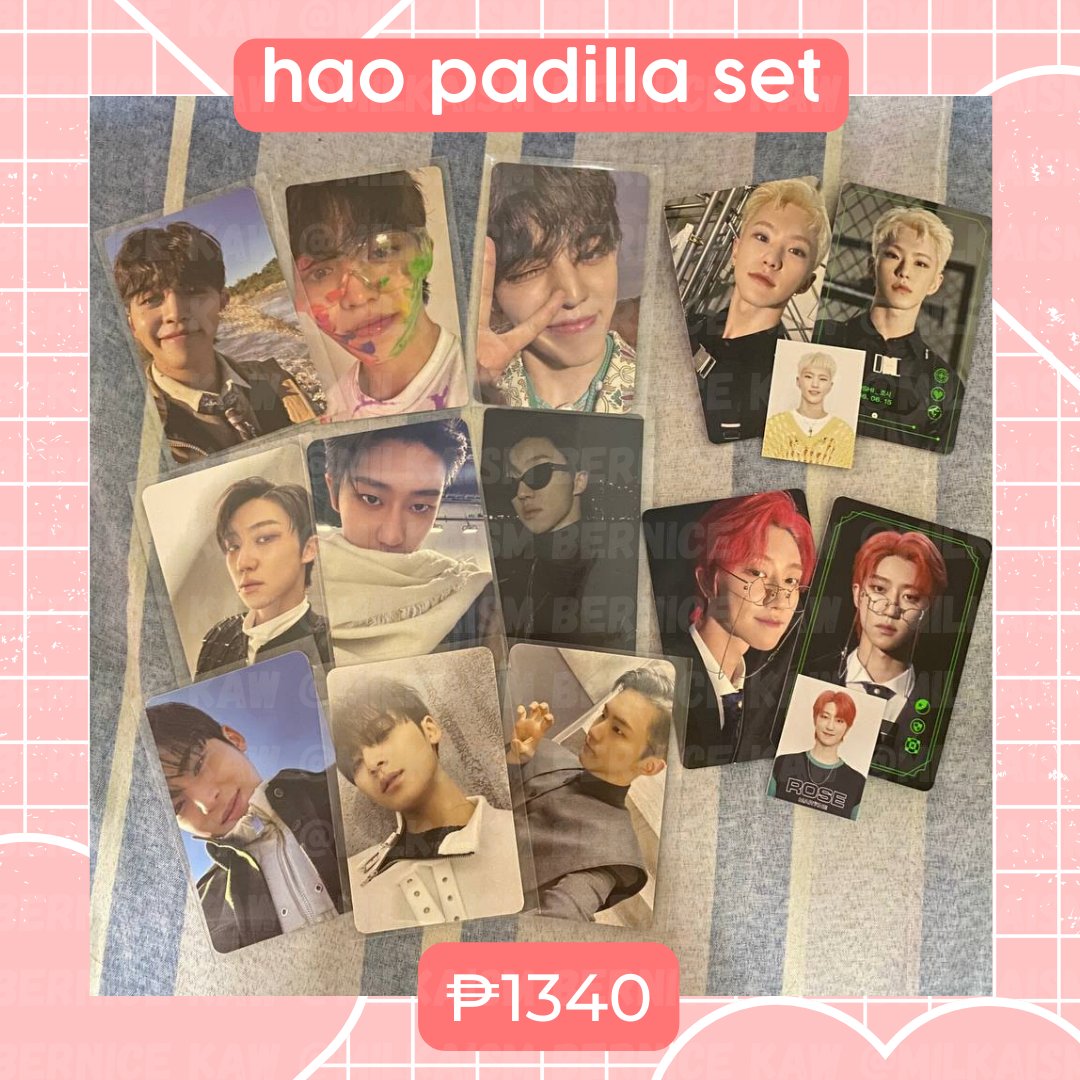 milkaism's tweet photo. wts lfb ph ## seventeen svt enhypen enha txt tomorrow x together paubos semi quitting sale !

sale includes:
Hyuka Harley 🖤 
Applehoon 🍎 
7th Carat Memkit Sets 🎮 
Hao Padilla 😎 
Wonwoo Horanghae 🐯 
and more! 💓

please see each tweet for all the details~ ♡ https://t.co/6q9UgsVqaj