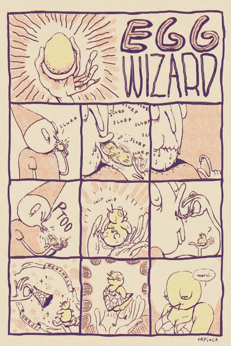 it's the only one i've made so far but very excited to do more comics LOL and still quite proud of this! it's based on a silly joke me and a friend had years ago https://t.co/3IPYF8b5GX 