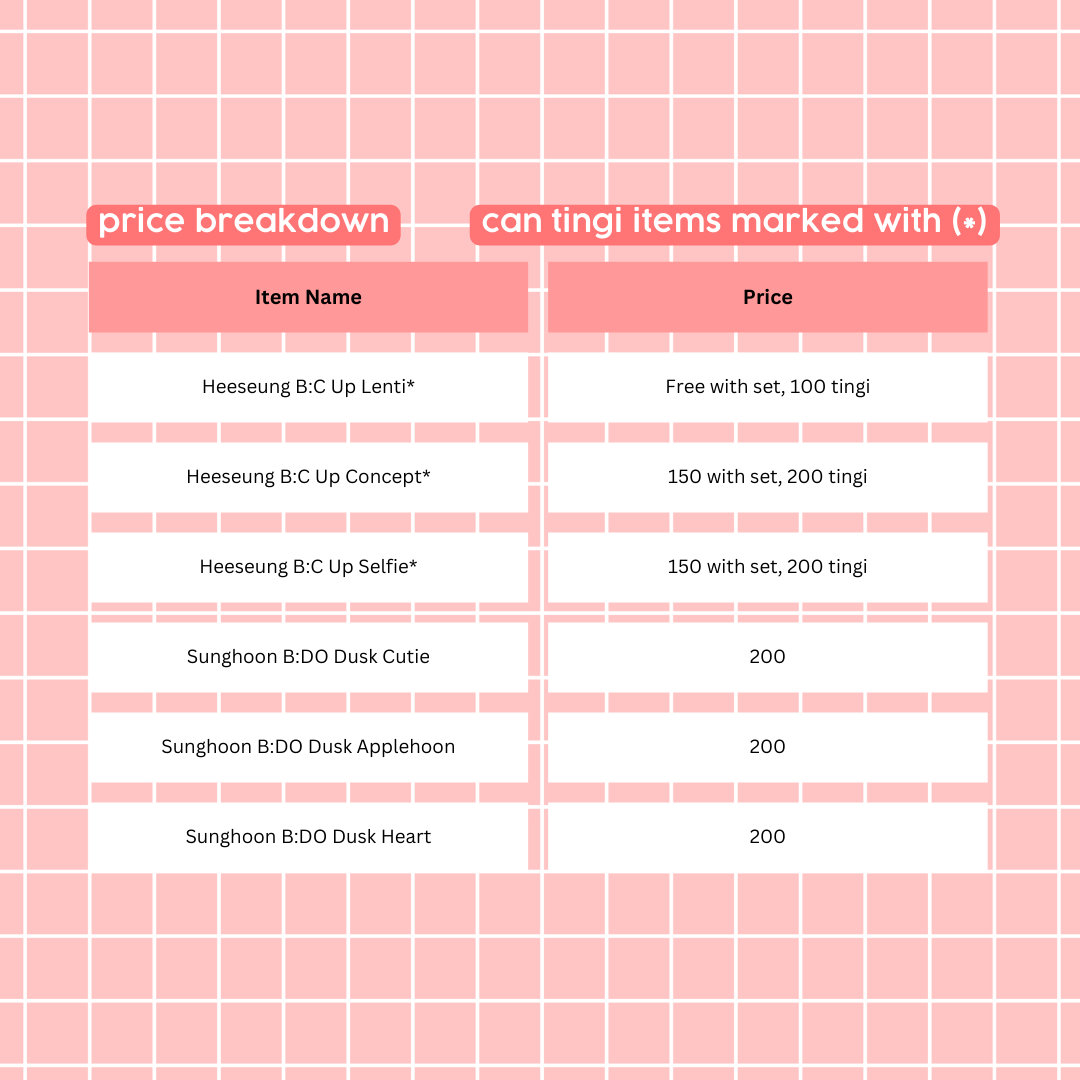 milkaism's tweet photo. wts lfb ph ## enhypen enha pc set

sunghoon border:day one dusk ver. set
heeseung border:carnival up ver. set https://t.co/Ry3FNlR2U9