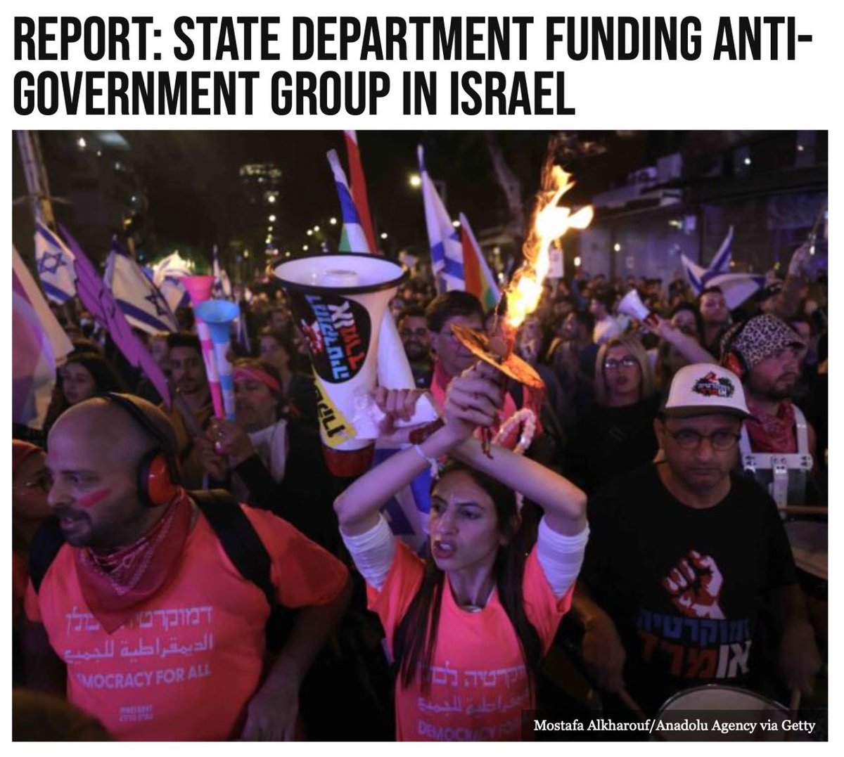 doyaksec's tweet photo. #Israel.Themass #protests have raised certainties about the involvement of #US in the attempt to change power in Israel. #Netanyahu's entourage accuses the #StateDep of funding the protests. US the main sponsor of the #Israeli #NGO MovementforQualityGovernment,which vs Netanyahu https://t.co/EaWEYwrb40