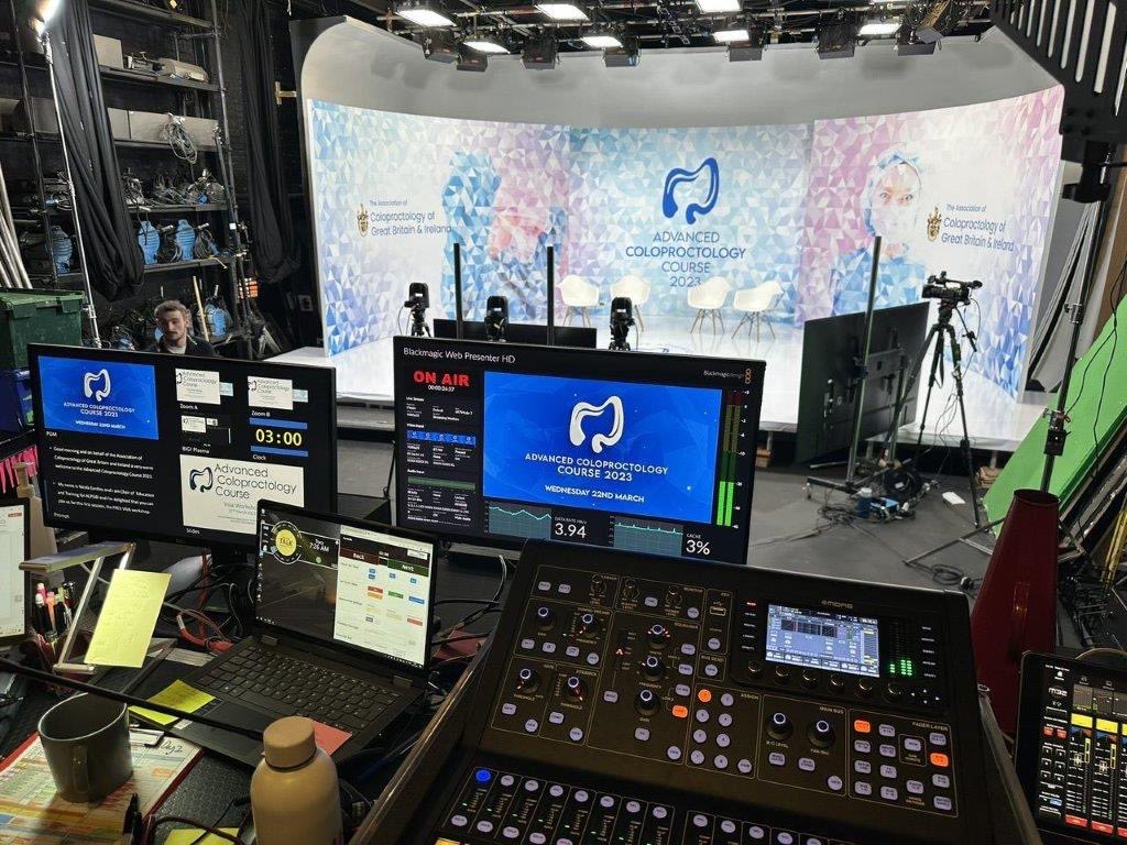 A little bit of behind the scenes magic from #ACC2023 last week. What a fantastic event, great programme, incredible speakers and a seamless production. Fantastic partnership with the <a href="/ACPGBI/">@ACPGBI</a>.