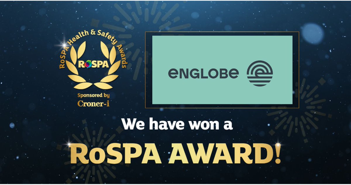 biogenie_uk's tweet image. @EnglobeUk are happy to share that we have received our 9th consecutive Gold Award from @RoSPA 
#healthandsafety #rospawinner2023 #EnglobeUK #Englobe #GreatPlaceToWork #ProudOfOurWork #Remediation #SoilTreatmentFacilities #BrownFieldContracting #EnablingWorks   #SocialValue